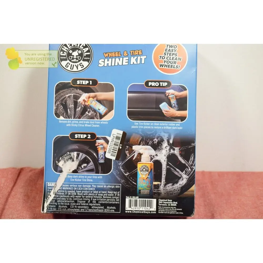 Chemical Guys 4 Piece Wheel & Tire Shine Kit--